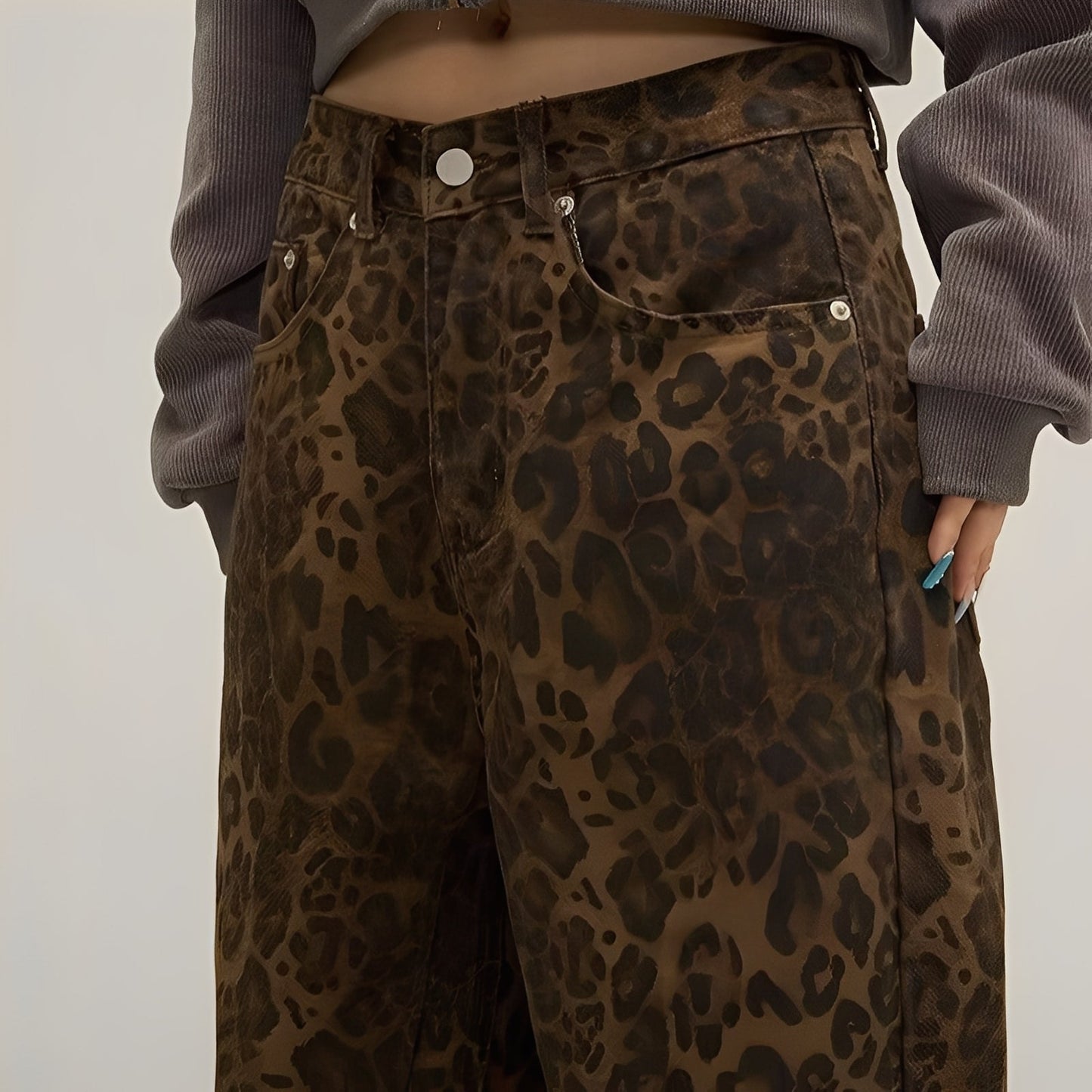 Felecia - Modische, bedruckte lässige Damenjeans