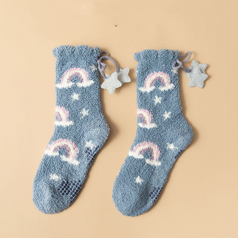 Ramona - Schicke, warme Damen-Fleece-Wintersocken