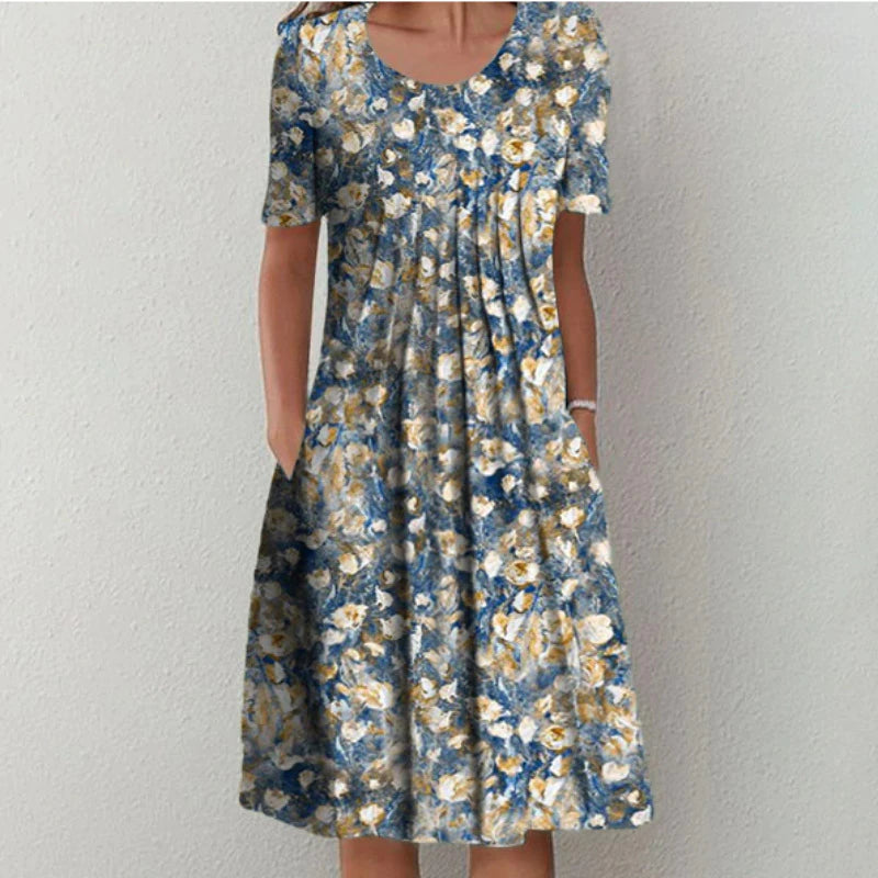 Anne - Kleid Floral Strahlende Blüte