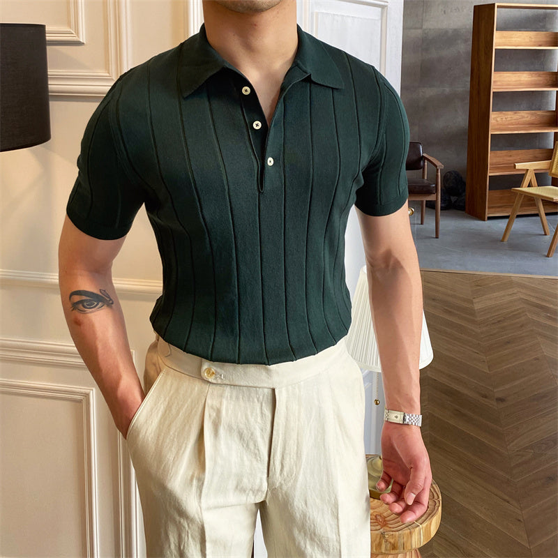 Tyrone - Herren-Poloshirt aus bequemem Strick