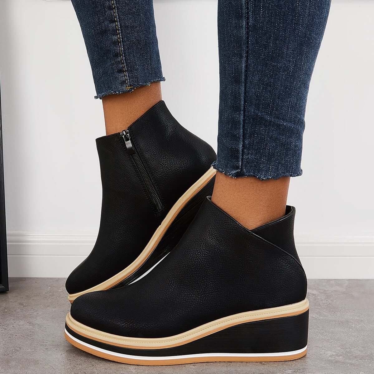 Nikkole - Bequeme Damen-Lederstiefel