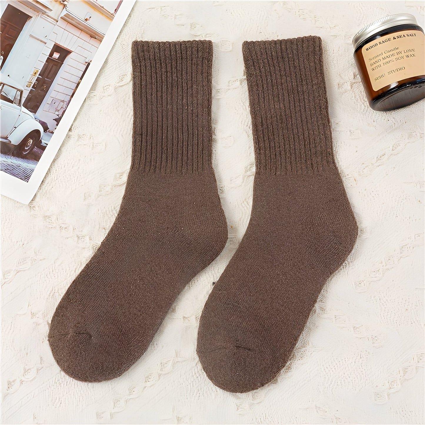 Carmella - Unisex-Socken, warm, dick und bequem