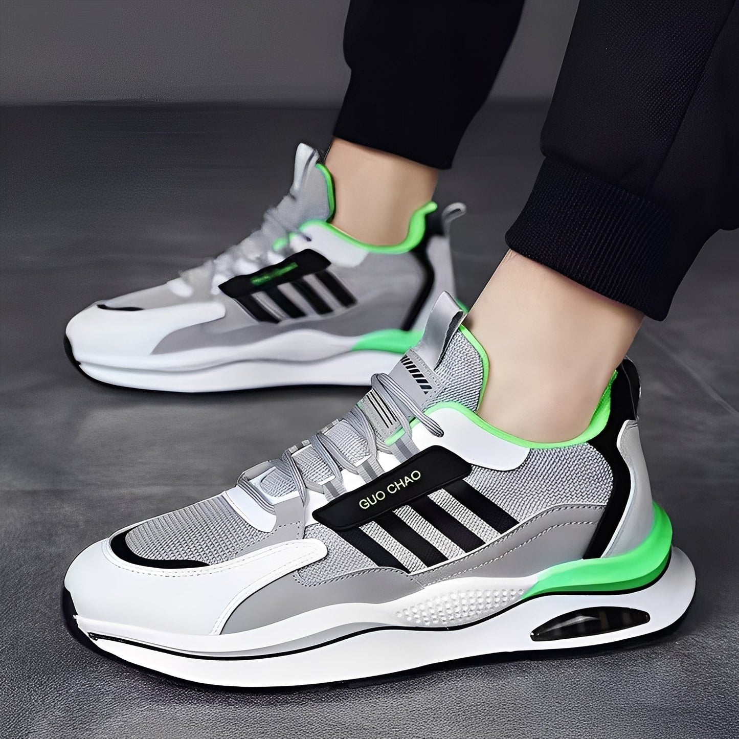 Hector - stilvolle, luftdurchlässige Herren-Sneaker