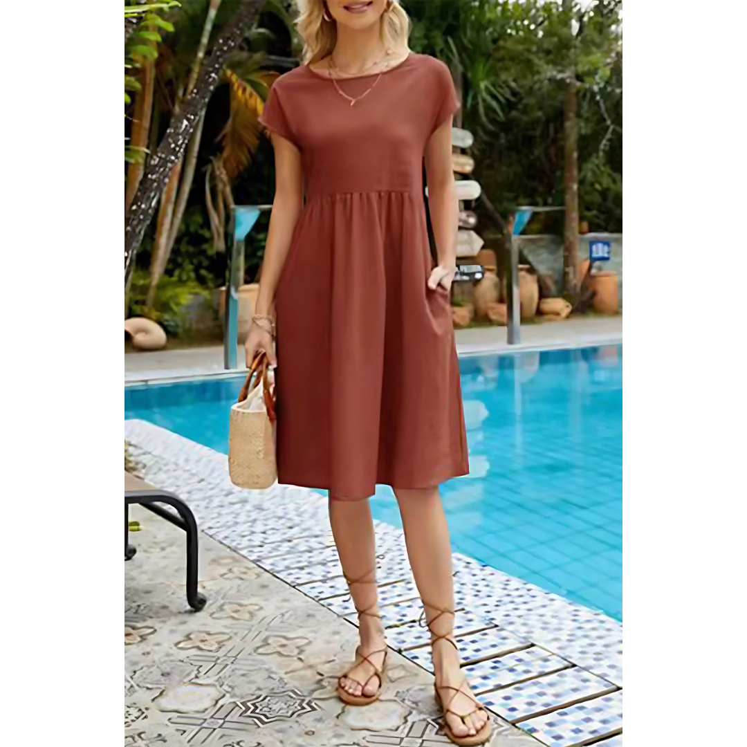 Imogen - Modernes Patchwork-Kleid