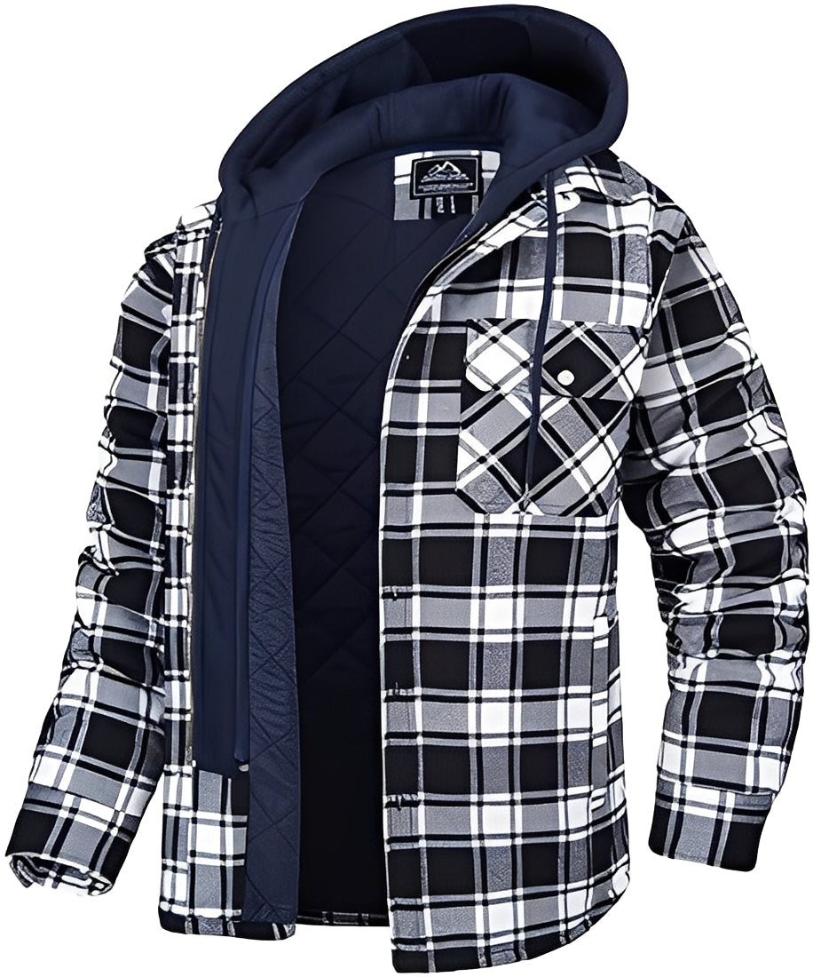 Roswell - Herrenjacke mit lässigem Karomuster