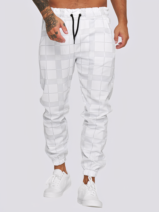 Jaeden - Stylische karierte Herrenhose
