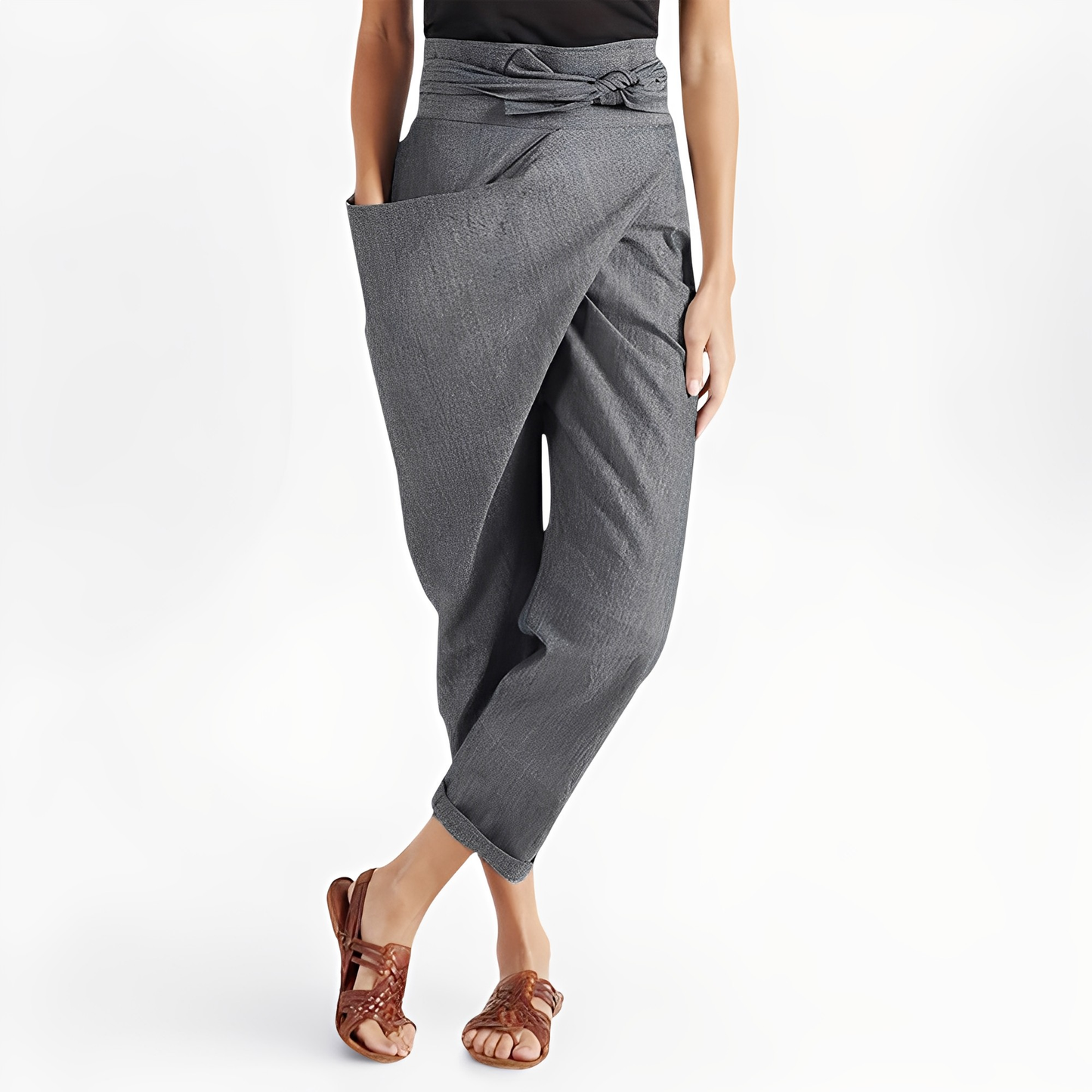 Courteney - Bequeme Damen-Haremshose mit hoher Taille