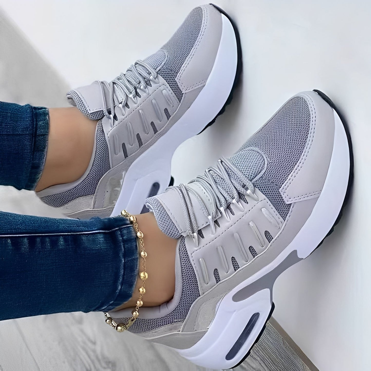 Evaline - Bequeme Damen-Sneaker aus Mesh