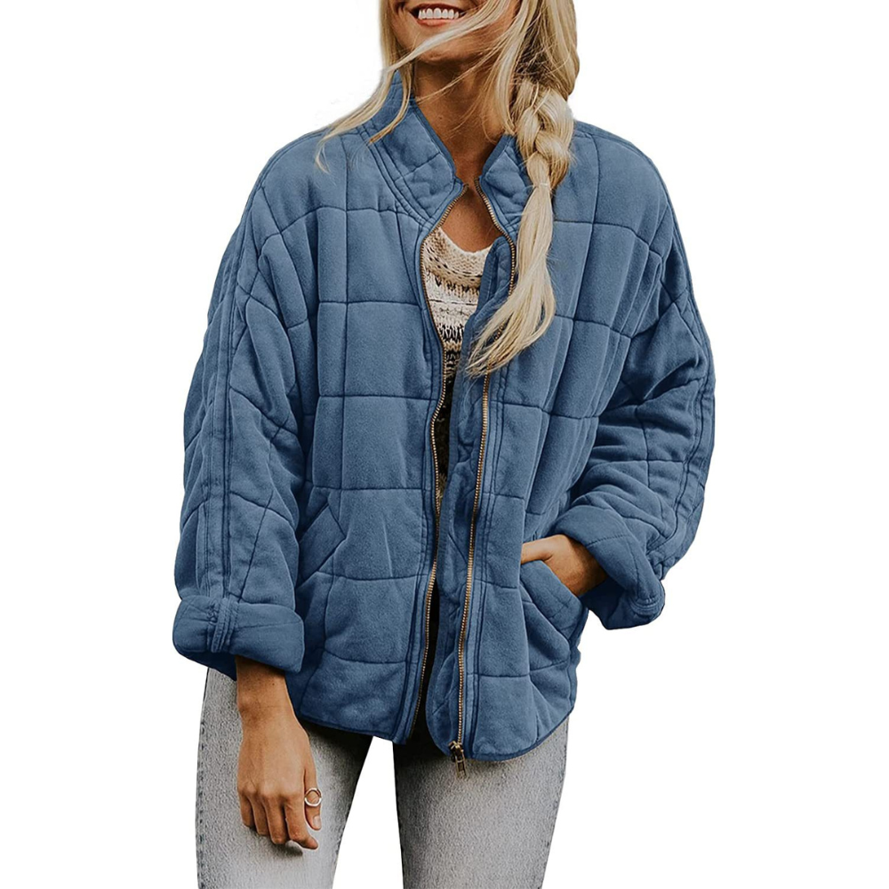Reilly - Warme, lockere Damenjacke mit Taschen