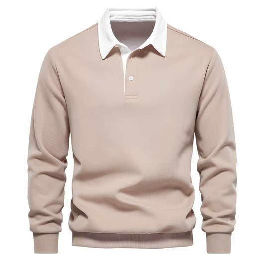 Sonnie - Komfortables Herren-Langarm-Poloshirt