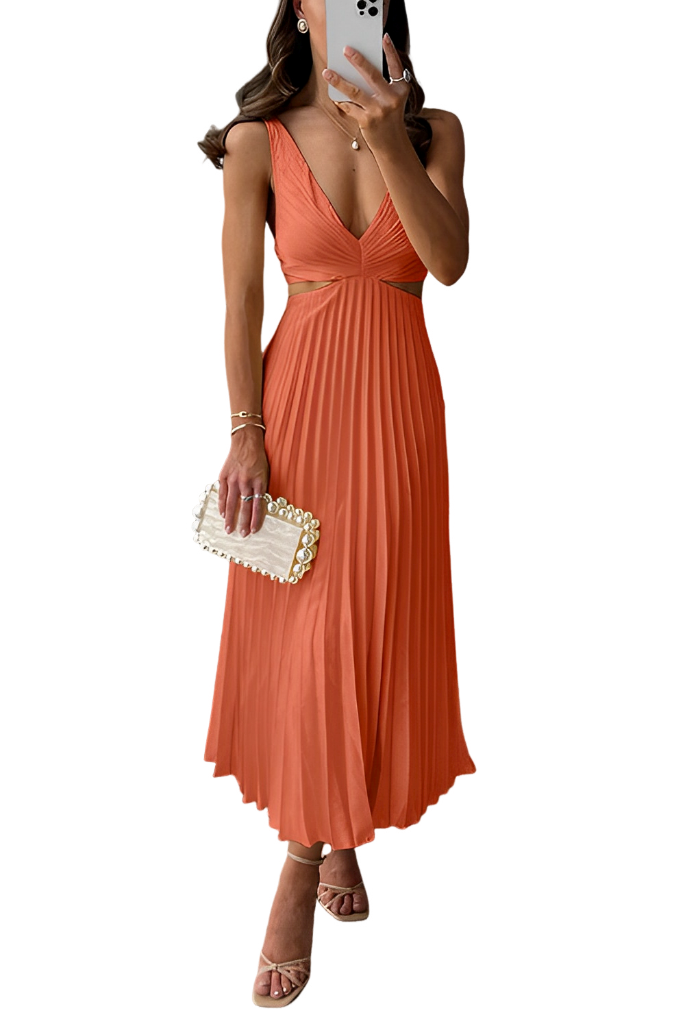 Kesley – Elegantes Plisseekleid mit Stil