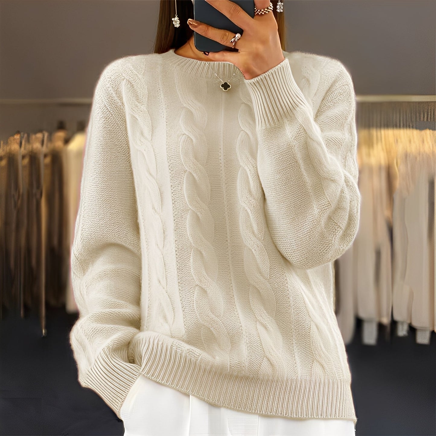 Leanne - Zeitlos schicker Frauenpullover