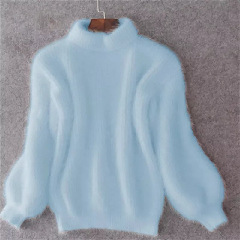 Brenda – Vintage Pulli im Angora-Look