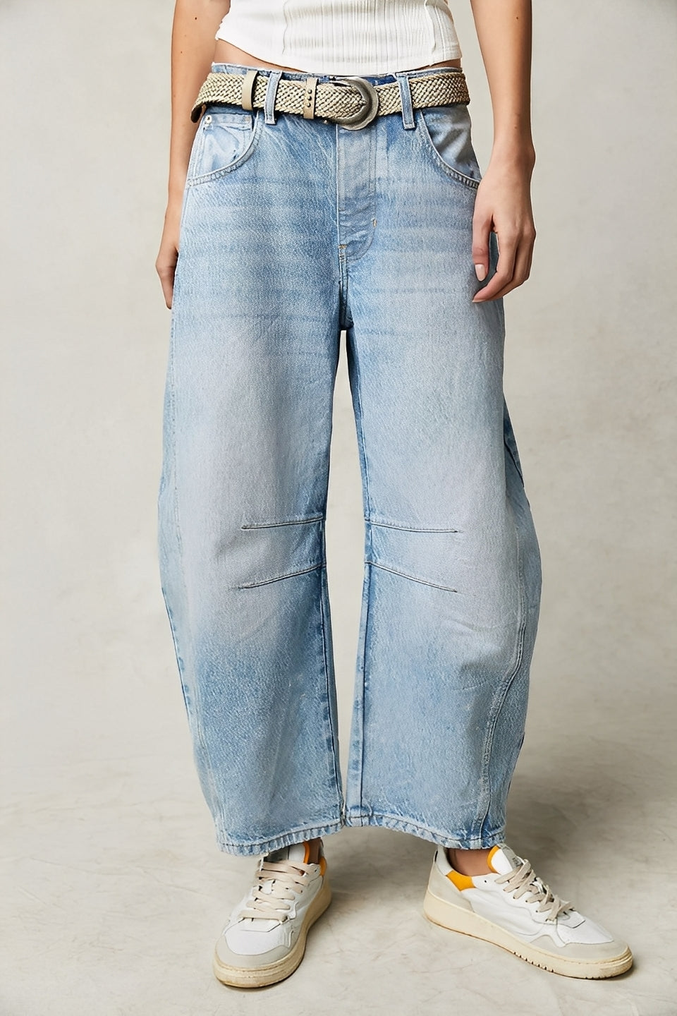 Adrienne - Klassische, locker sitzende Barrel-Jeans für Frauen