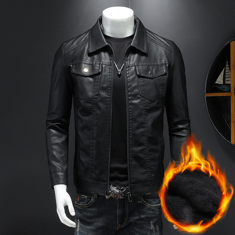 Nelson - Moderne Biker-Lederjacke für Männer
