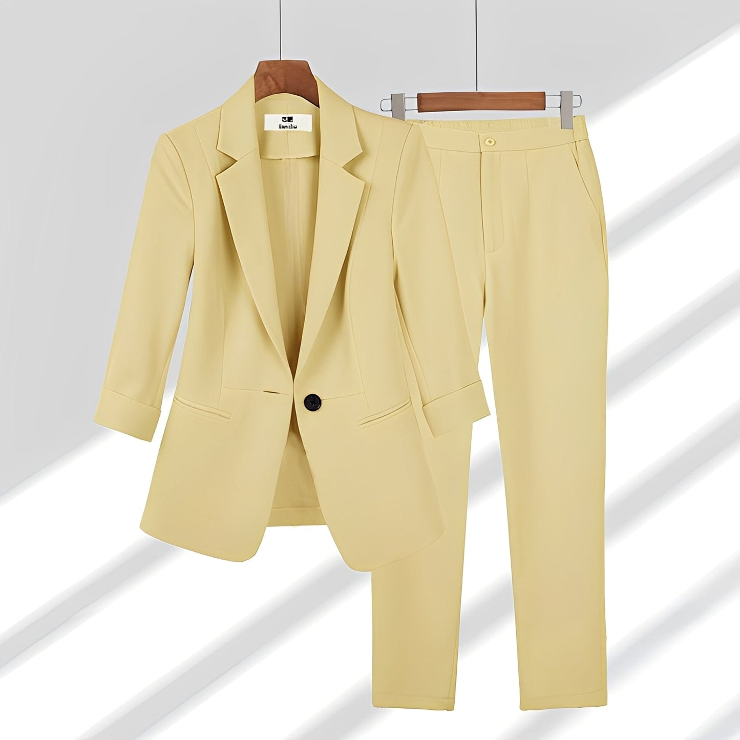 Elouise - Weit geschnittenes, elegantes Damen Blazer- und Hosen-Set