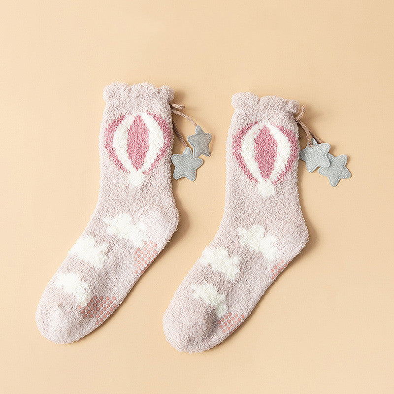 Ramona - Schicke, warme Damen-Fleece-Wintersocken
