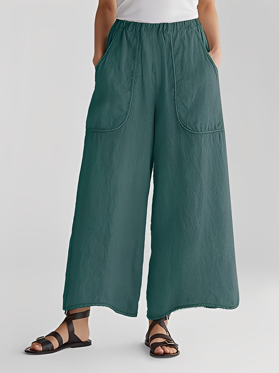 Marley - Bequeme Frauenhose mit weitem Bein