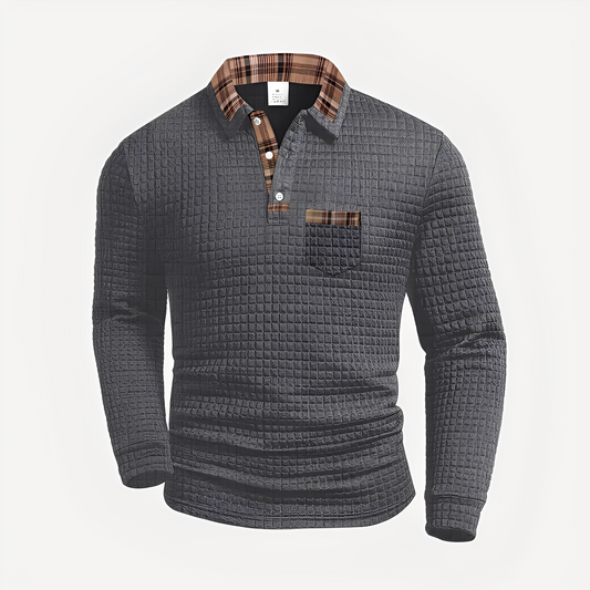 Morris - Herren-Poloshirt mit langen Ärmeln und elegantem Stil