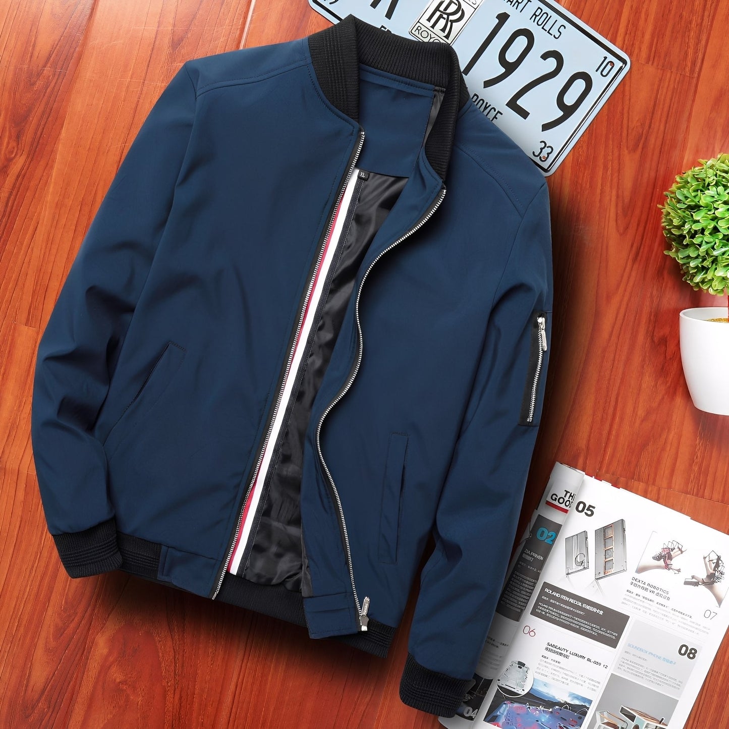 Leonard - Stilvolle Herren-Bomberjacke
