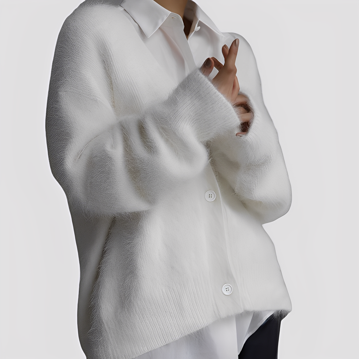 Lavena - Gemütlicher, weiter Damen-Kaschmirpullover