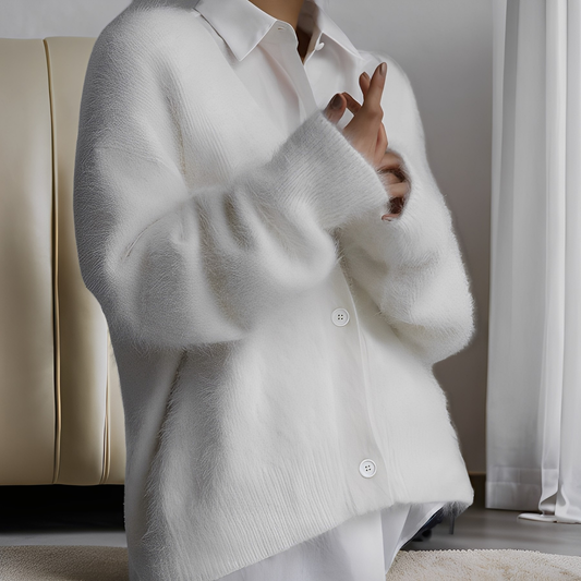Emberly - Gemütlicher, locker geschnittener Damen-Kaschmirpullover
