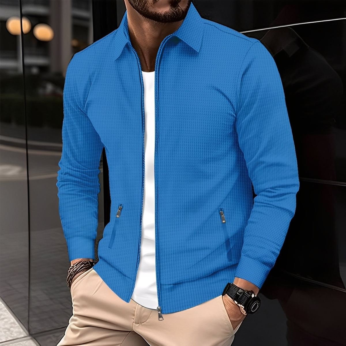 Norton - Stylische Herrenjacke mit Reißverschluss für das Übergangswetter
