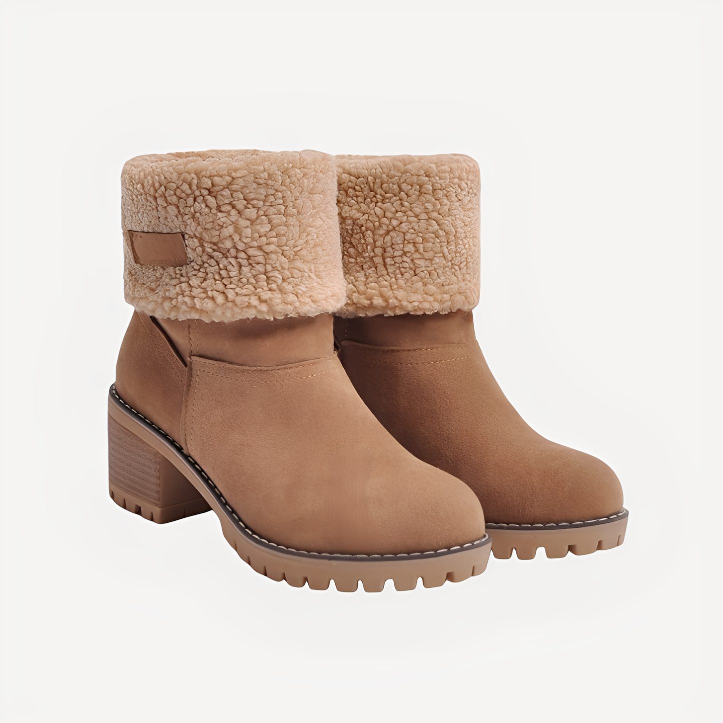 Claudia - Elegante, warme Winterstiefel mit Absatz für Damen