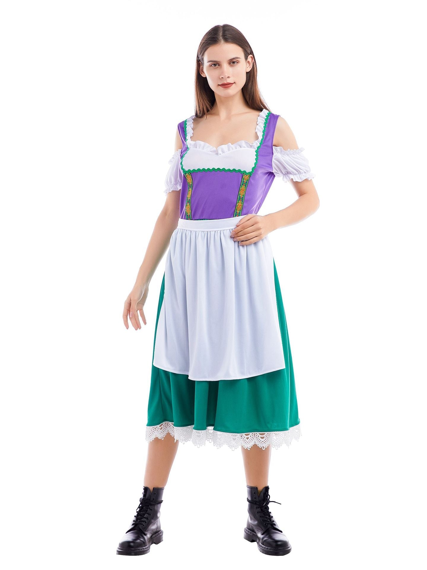 Charisse - Figurbetontes Damen-Midikleid fürs Oktoberfest