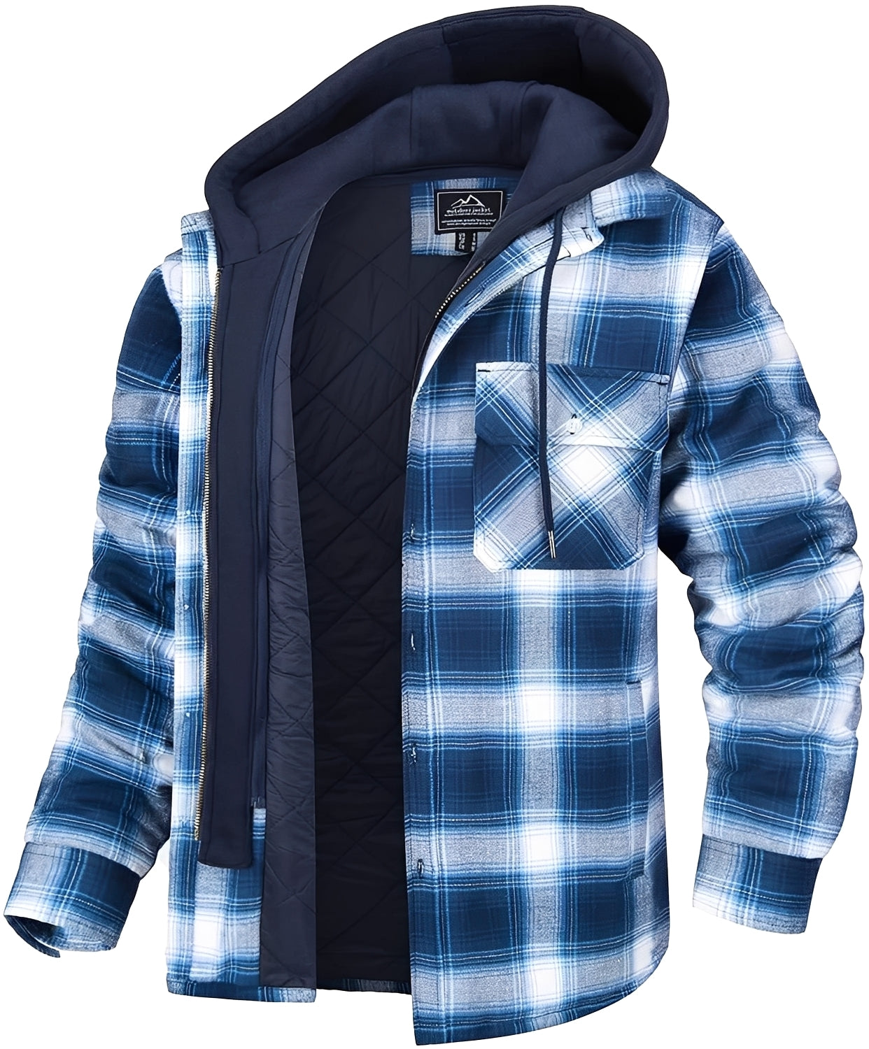 Roswell - Herrenjacke mit lässigem Karomuster
