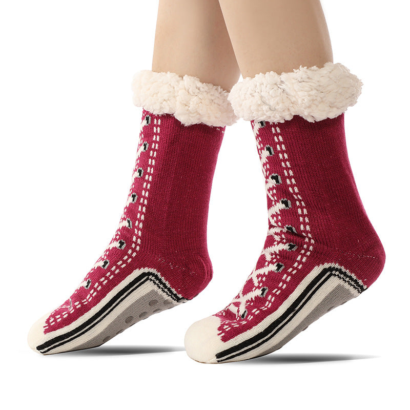 Sharla - Stilvolle Damen-Berber-Fleece-Socken