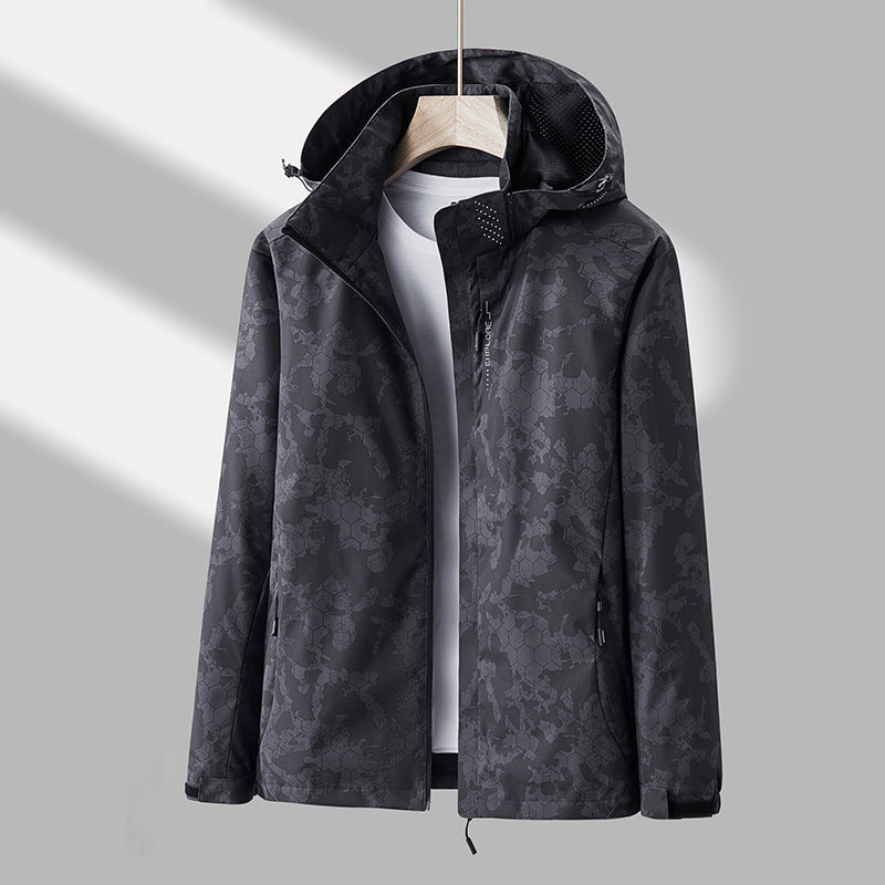 Palmer - Unisex Windjacke mit Kapuze und Stil