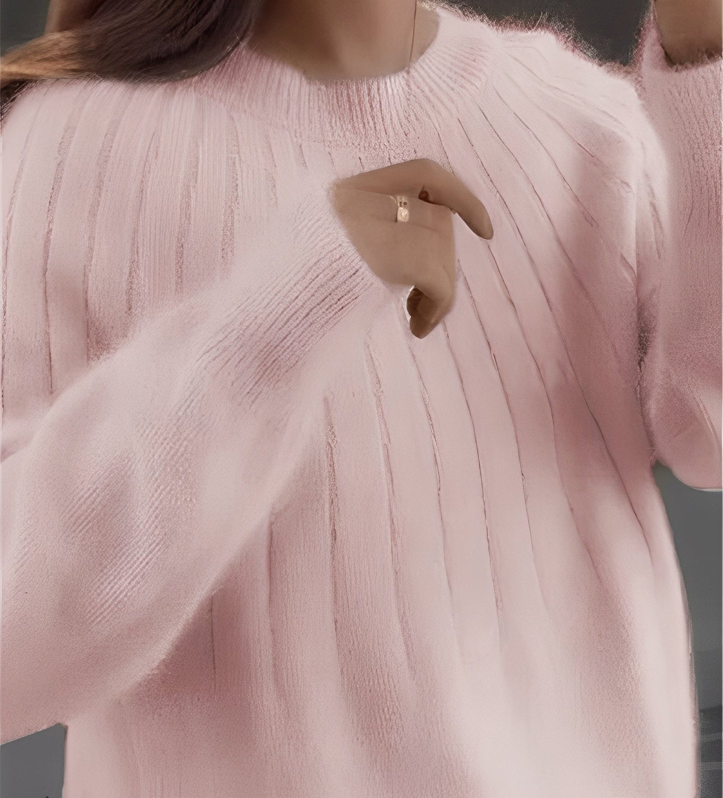 Josslyn - Eleganter, locker geschnittener Damen-Kaschmirpullover