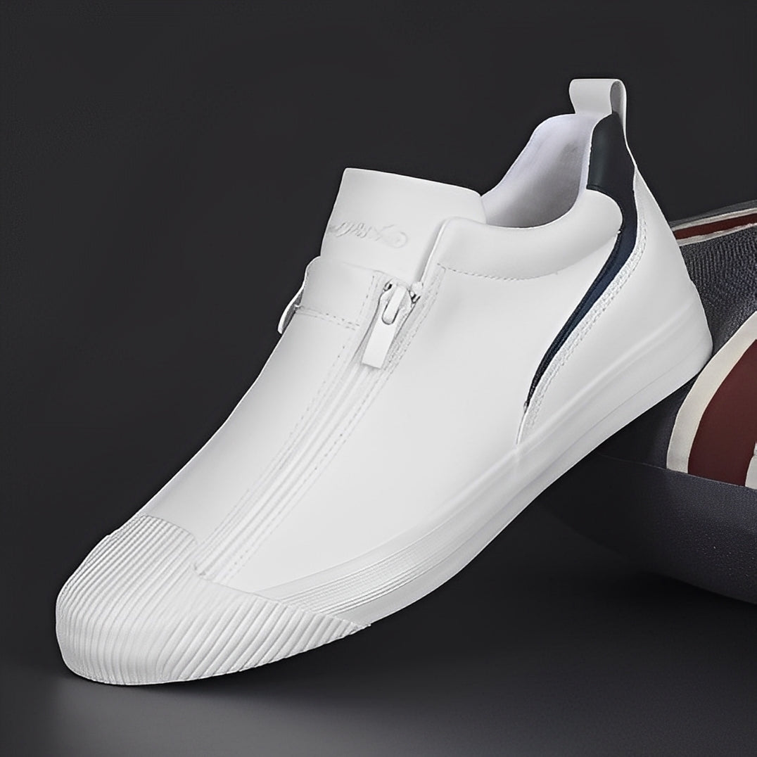 Nathan - Elegante Damenschuhe aus Leder mit Zipper