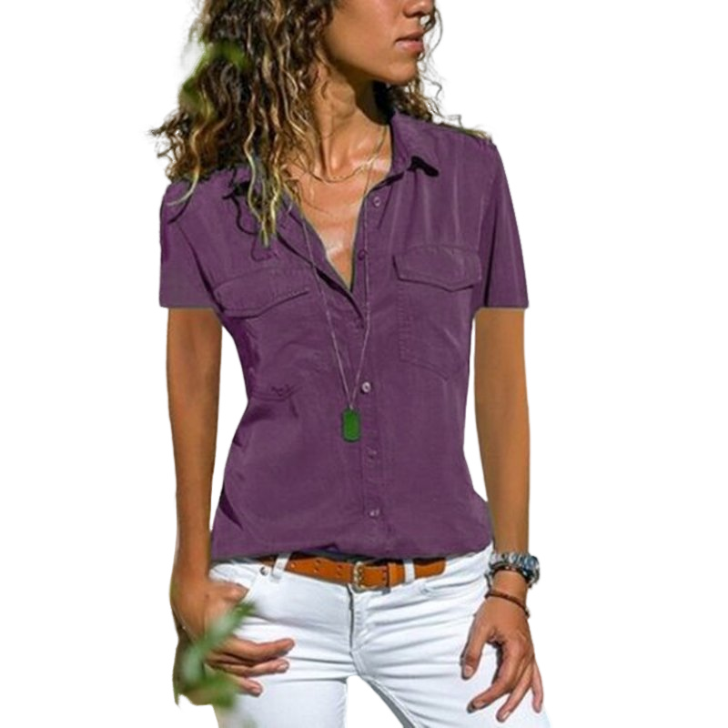 Lotti – Streetwear-Bluse mit kurzen Ärmeln
