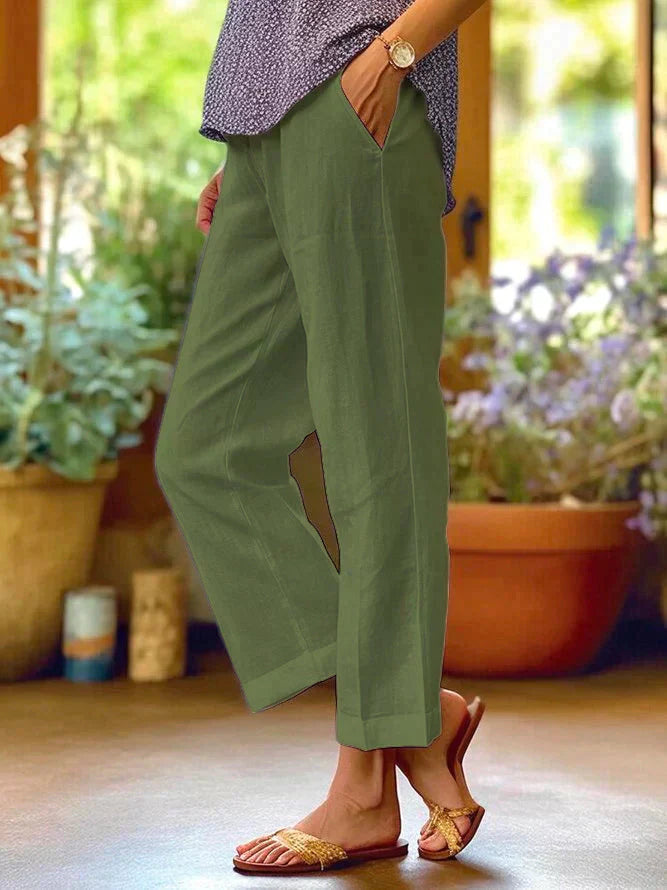 Oona - bequeme Damen-Sommerhosen aus Leinen