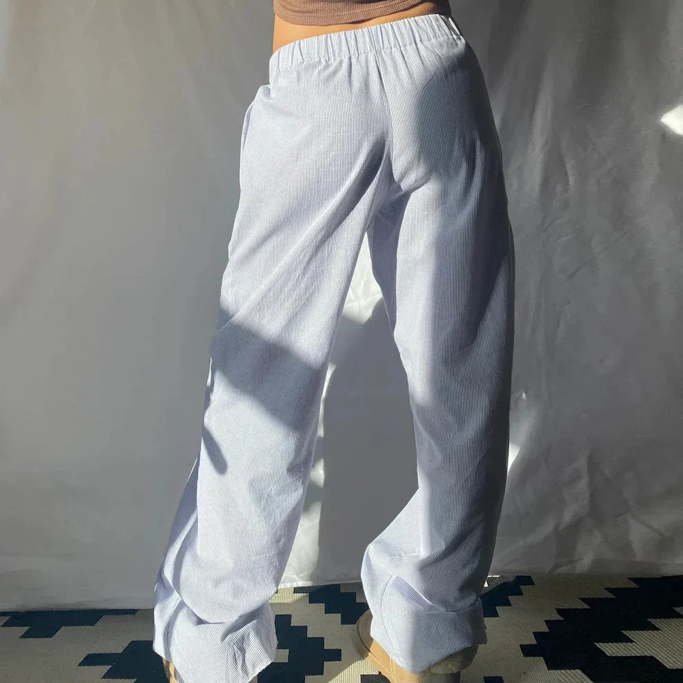 Elis – Damenhosen Breites Bein Hohe Taille