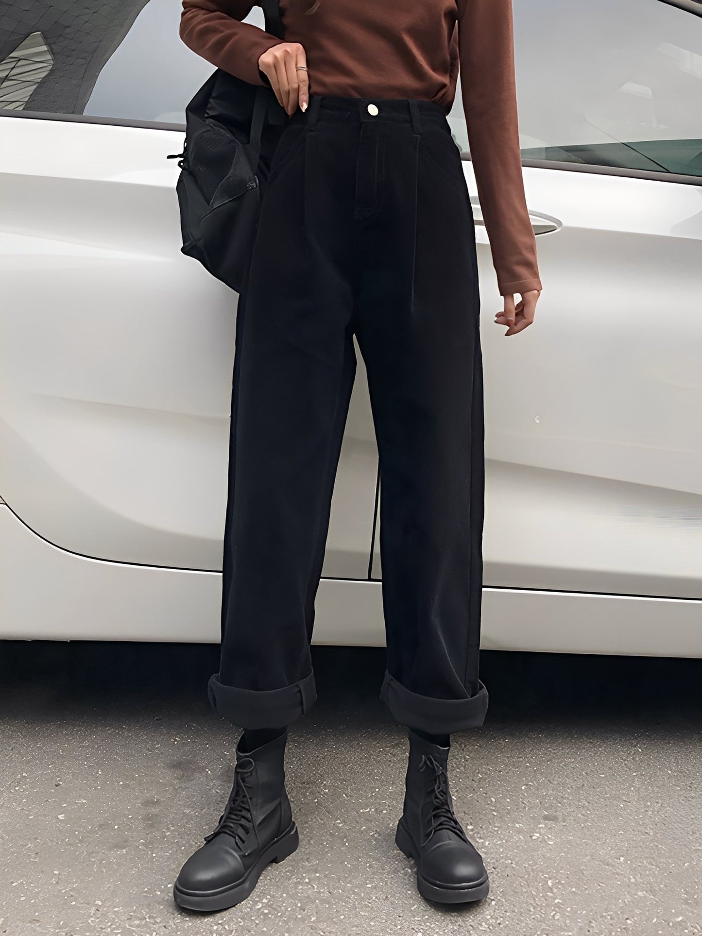 Shelbie - Weit geschnittene Cordhose für Damen im traditionellen Look
