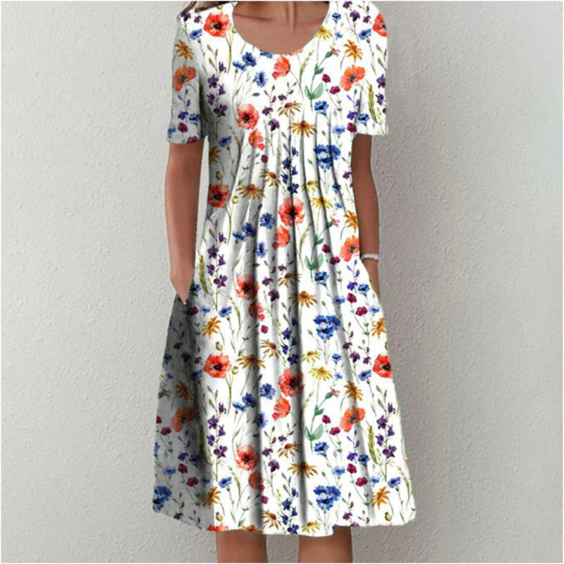Anne - Kleid Floral Strahlende Blüte