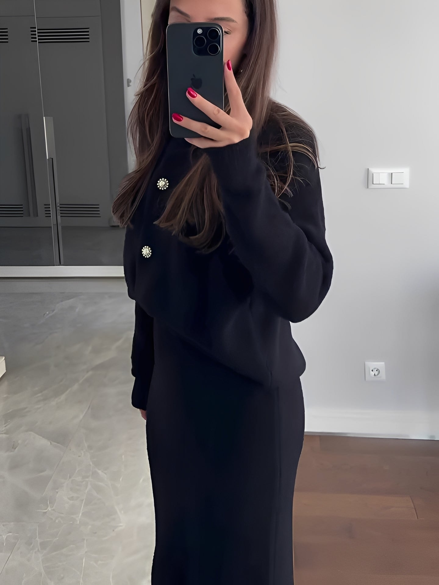 Cecilia - Schickes Set aus Jacke und Rock für Frauen