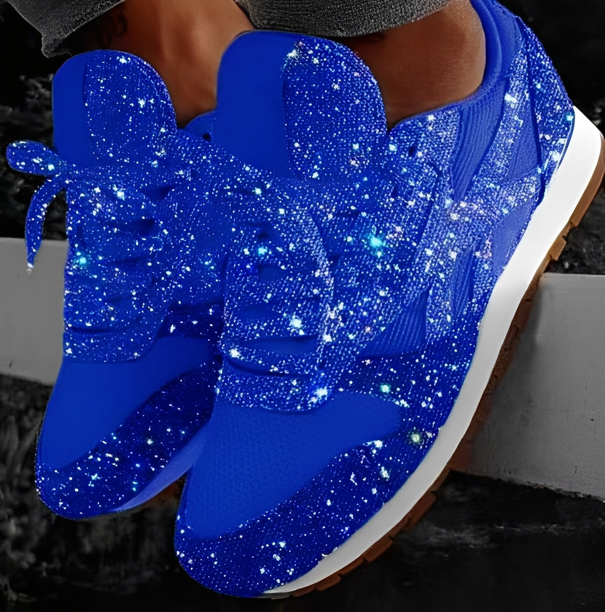 Kaycee - Schimmernde, gemütliche Muffin-Sneaker für Damen