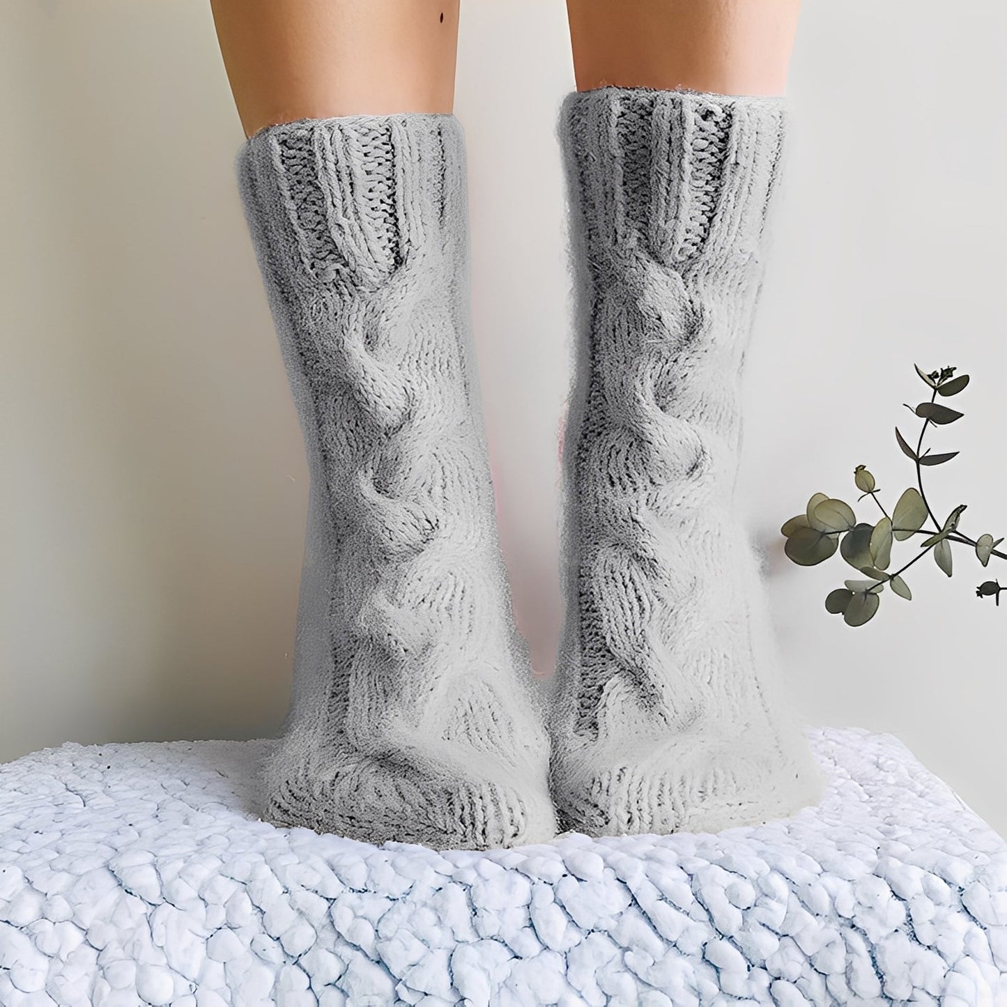 Dorothy - Flauschige Wollsocken für Damen