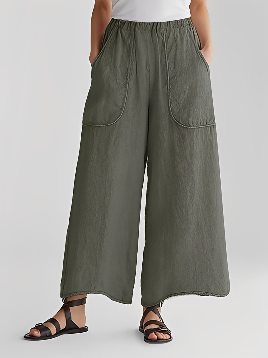Marley - Bequeme Frauenhose mit weitem Bein