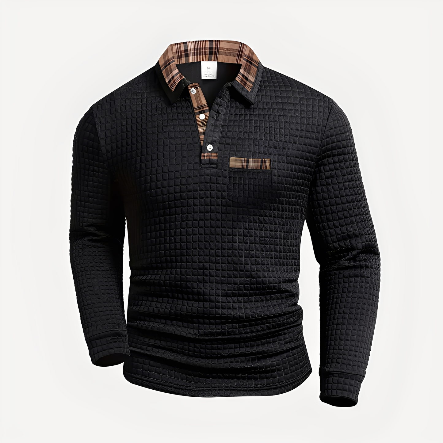 Morris - Herren-Poloshirt mit langen Ärmeln und elegantem Stil