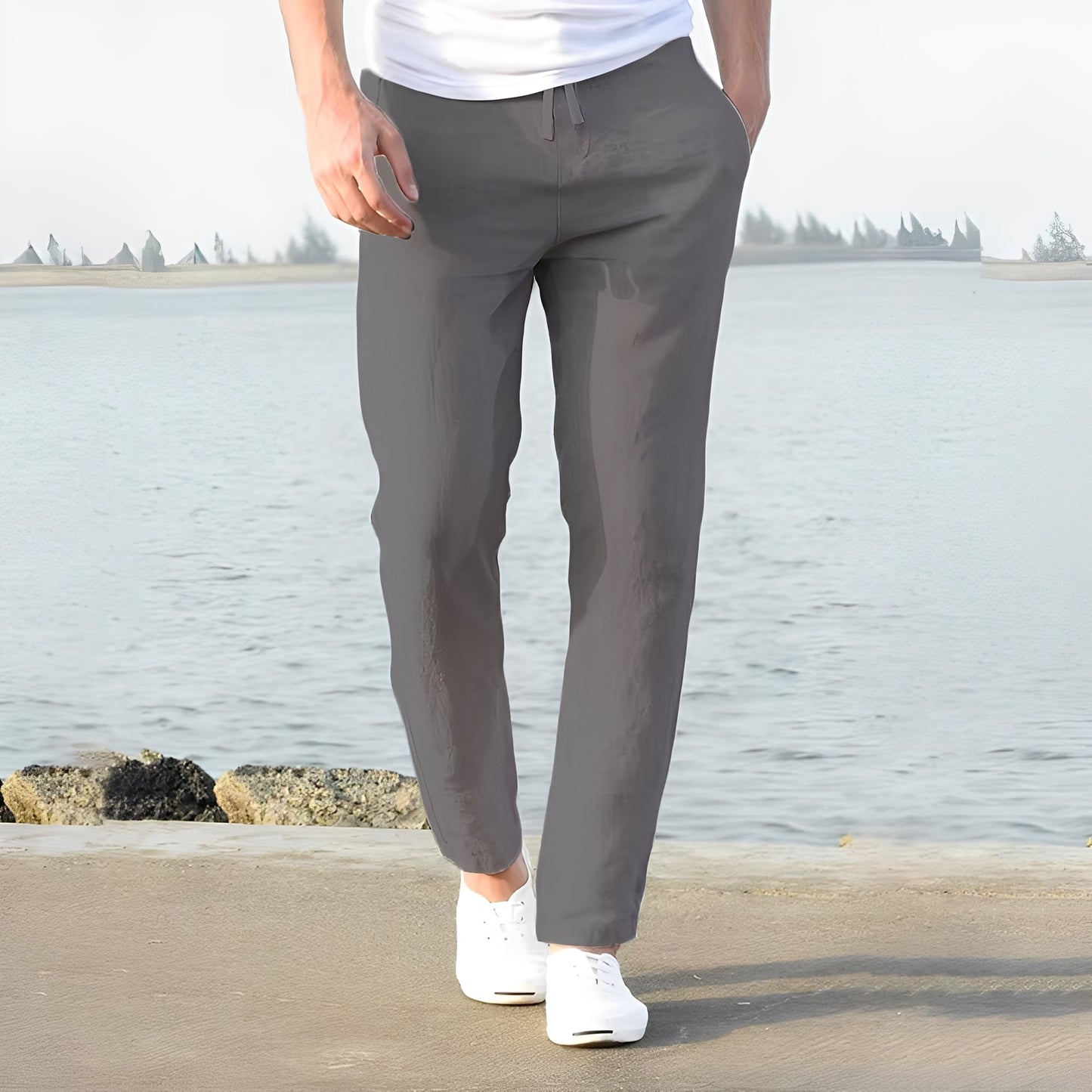 Domenic - Bequeme Leinenhose für Männer