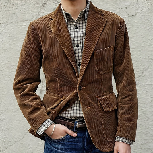 Dalton - Bequeme Herren-Wolljacke mit Taschen