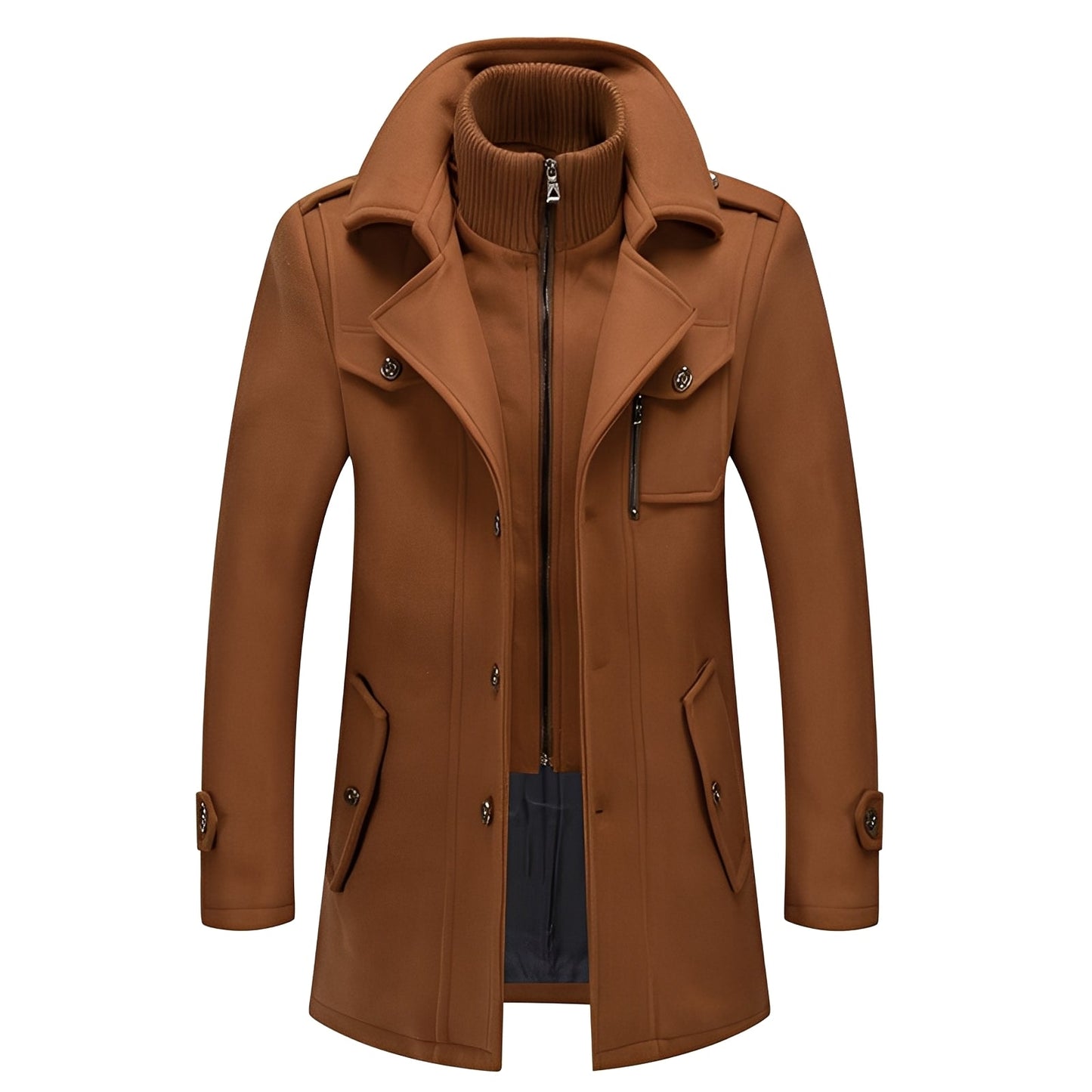 Darius - Trendige, warme Herrenwolljacke