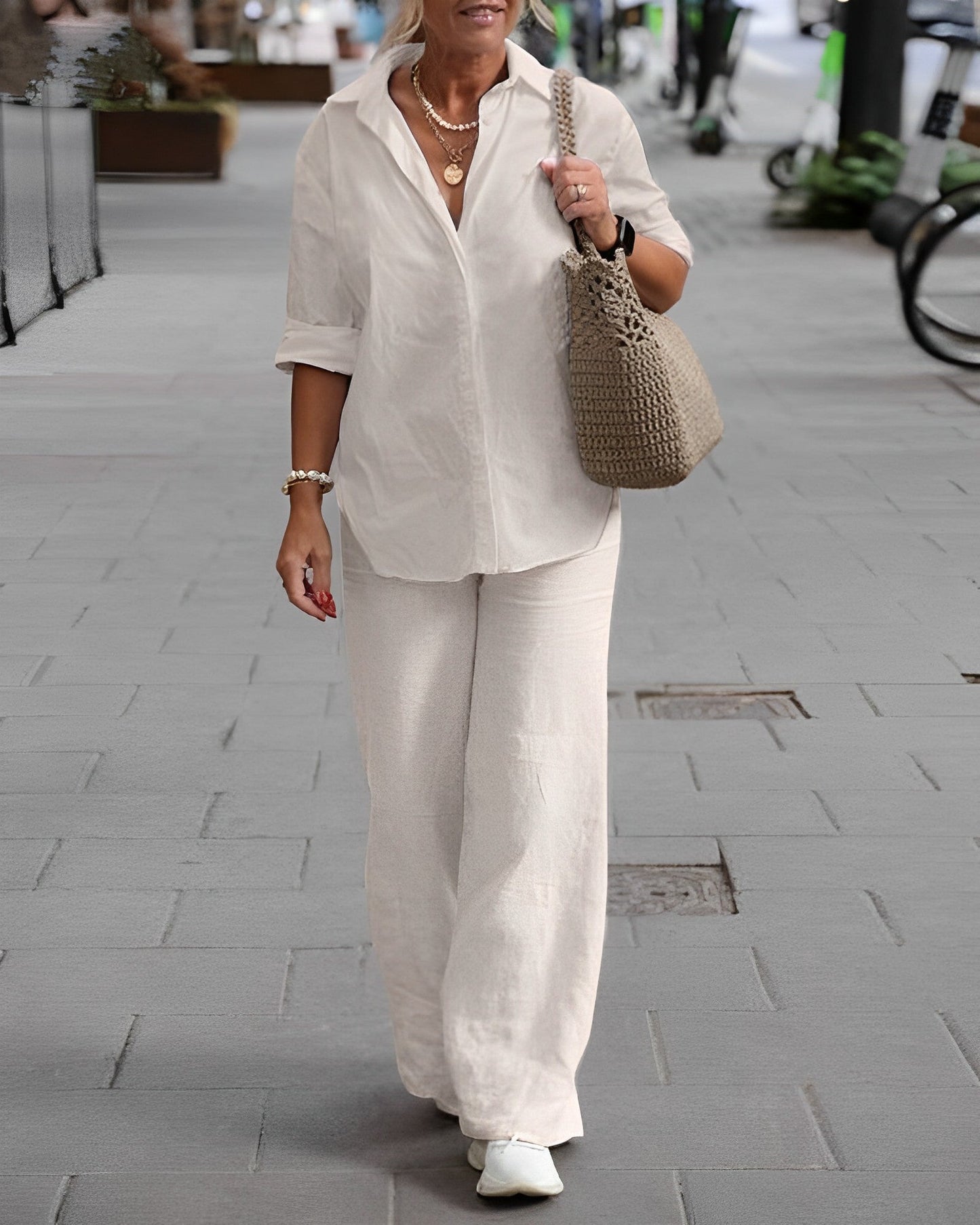 Beth – Bequemes Sommerset aus Leinen