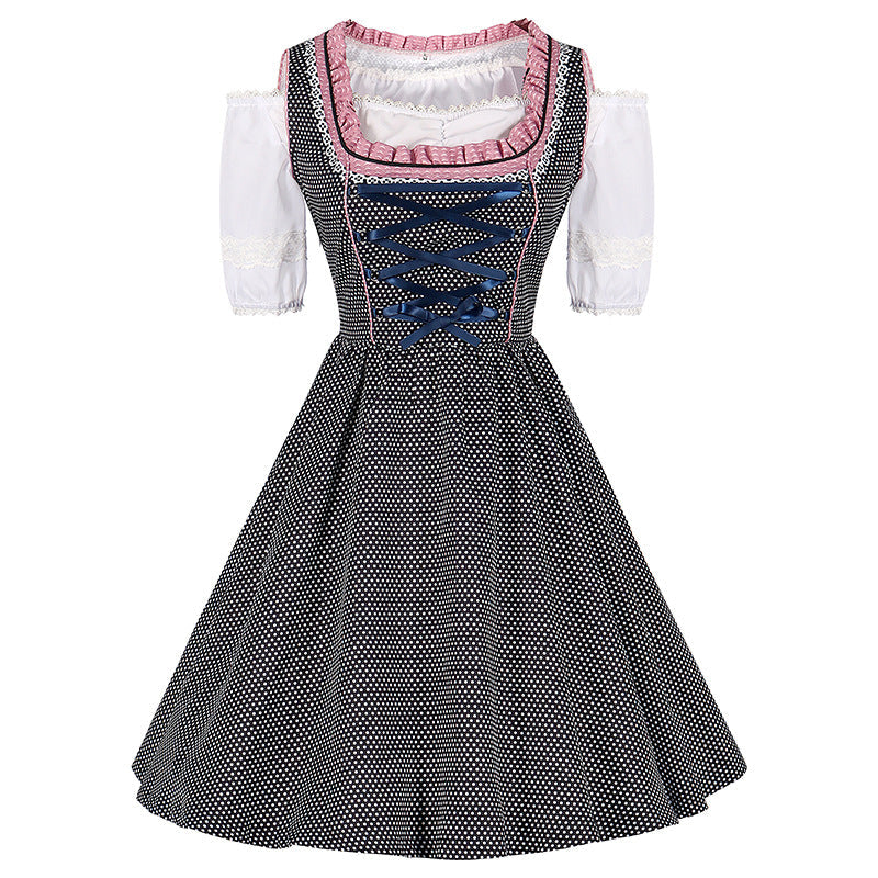 Velda - Klassisches Oktoberfestkleid mit Trägern für Frauen
