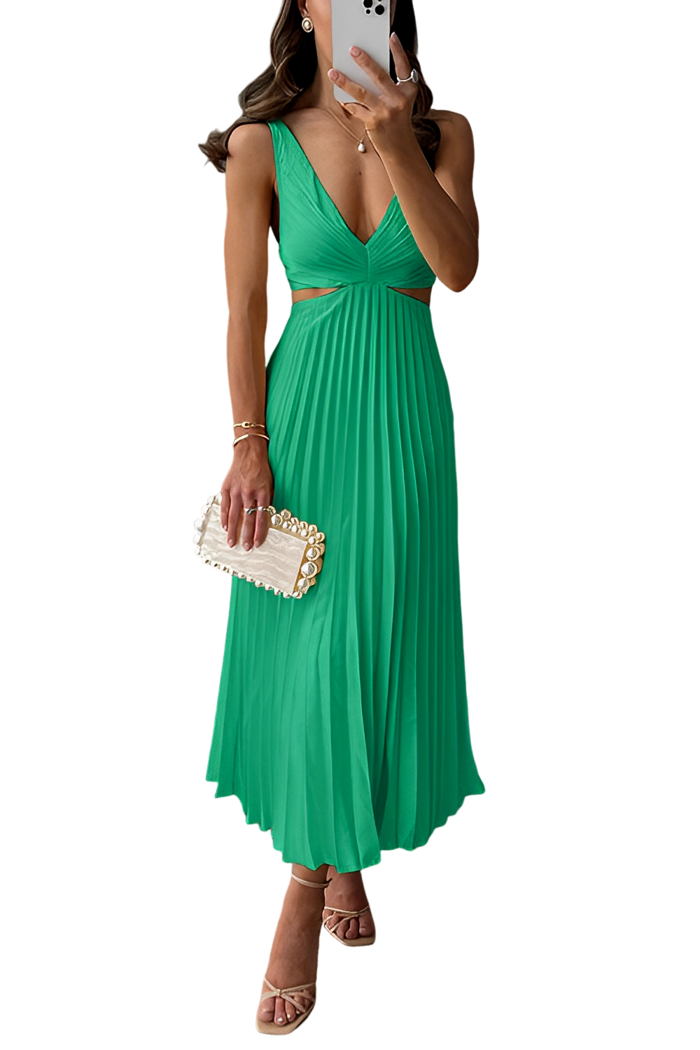Kesley – Elegantes Plisseekleid mit Stil